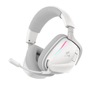 Corsair Void V2 Wireless Gaming Headset with Bluetooth for PC, PS5, PS4, Switch, Mobile – Dolby Atmos, 70 Hr Battery, Dual Wireless, Lightweight, Fast Charging – White, CA-9011380-WW