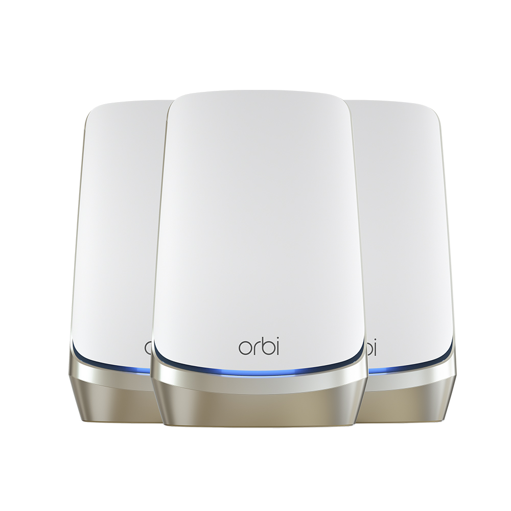 NETGEAR Orbi RBKE963 AX11000 Système WiFi 6E maillé pour toute la maison (paquet de 3)
