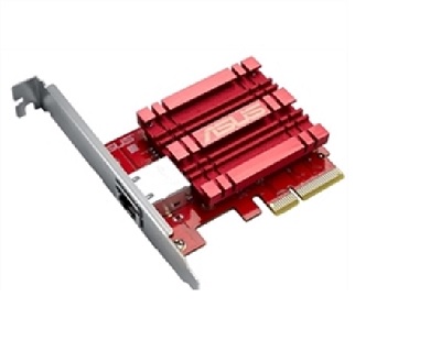 ASUS (XG-C100C) 10G Network Adapter PCI-E x4 Card w/Single RJ-45 Port