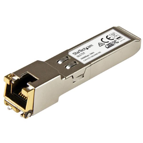 odule de transceiver SFP cuivre Gigabit RJ45 STARTECH - SFP compatible Cisco GLC-T - 1000Base-T - Mini-GBI