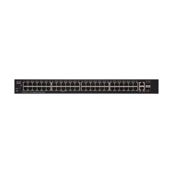 Cisco SG250-50P 50-Port Gigabit PoE Smart Switch (SG250-50P-K9-NA)
