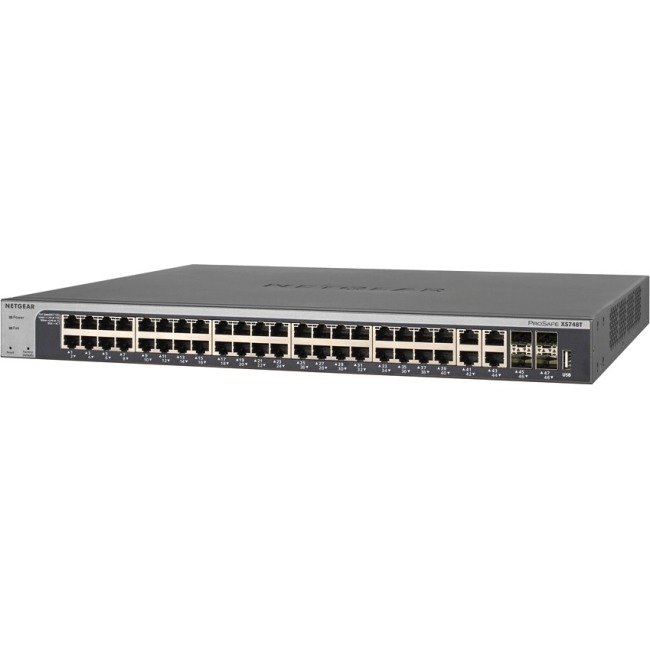 NETGEAR (XS748T-100NES) ProSafe XS748T Commutateur de couche 3 à 44 ports 10 Gigabit et 4xSFP+
