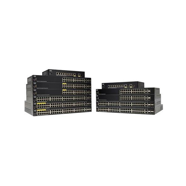Commutateur Ethernet Cisco SF250-24P PoE avec alimentation électrique par Ethernet