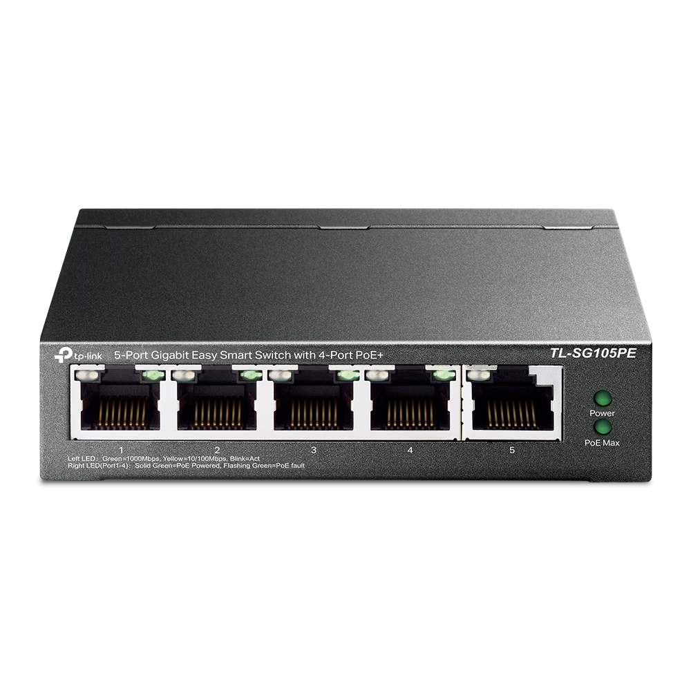 TP-Link (TL-SG105PE) 5-Port Gigabit Easy Smart Switch