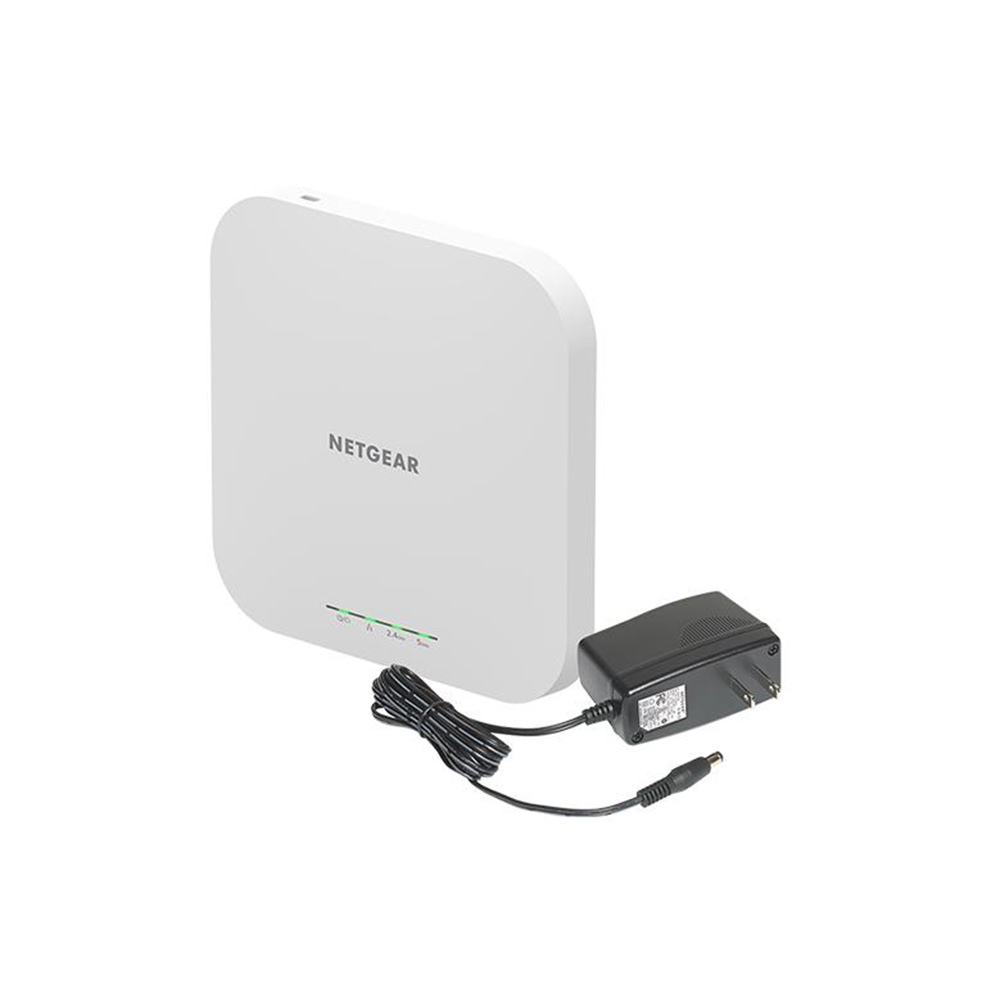 oint d^accès bibande géré via NETGEAR Insight WiFi 6 AX1800 avec adaptateur d^alimentation (WAX610PA-100CNS