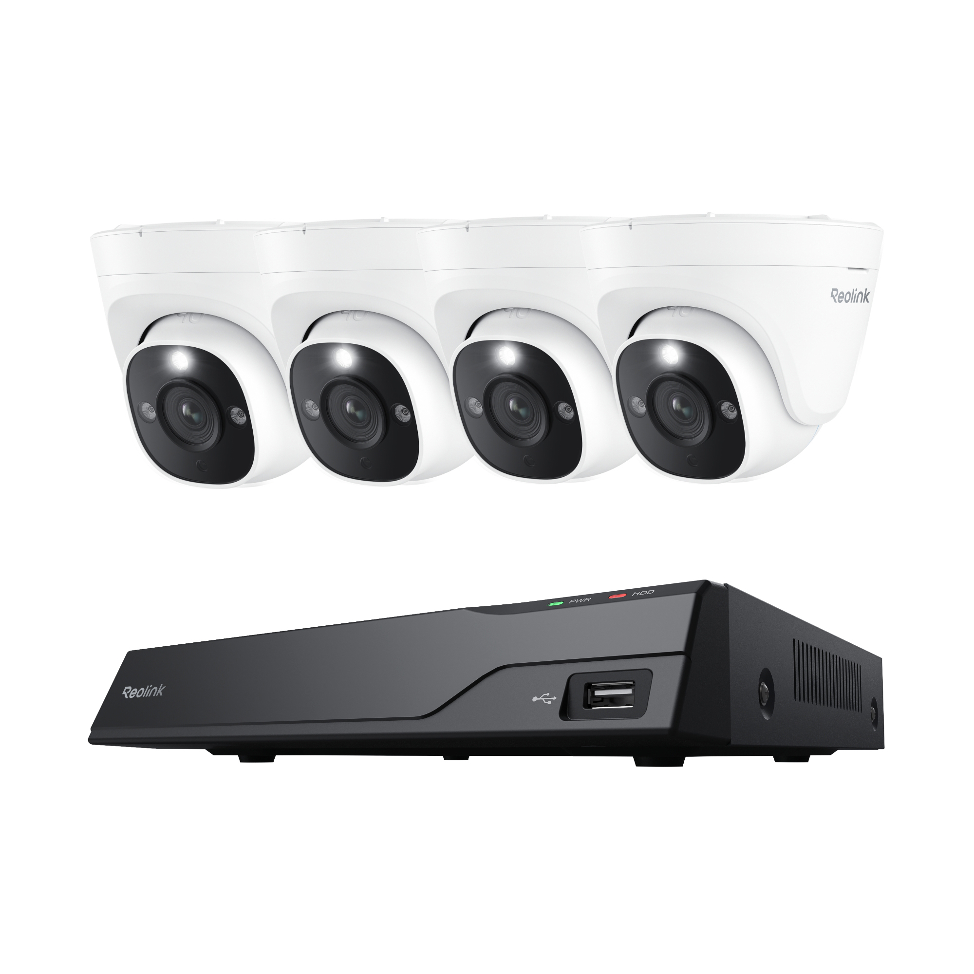 Système NVR PoE Reolink NVS8-8MD4 4K UHD avec 4 caméras
