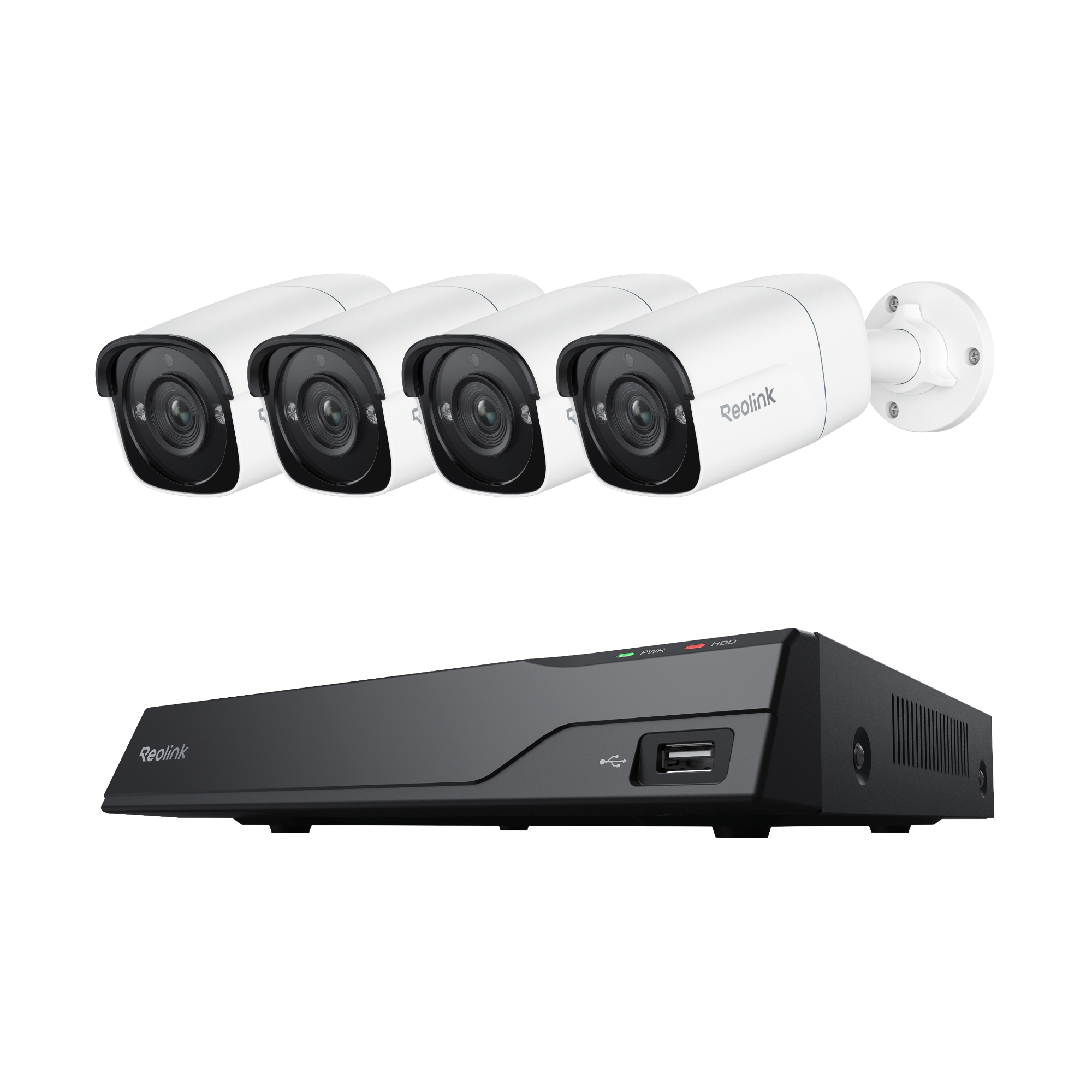 Reolink NVS8-5MB4 Smart PoE NVR System with 4 Cameras