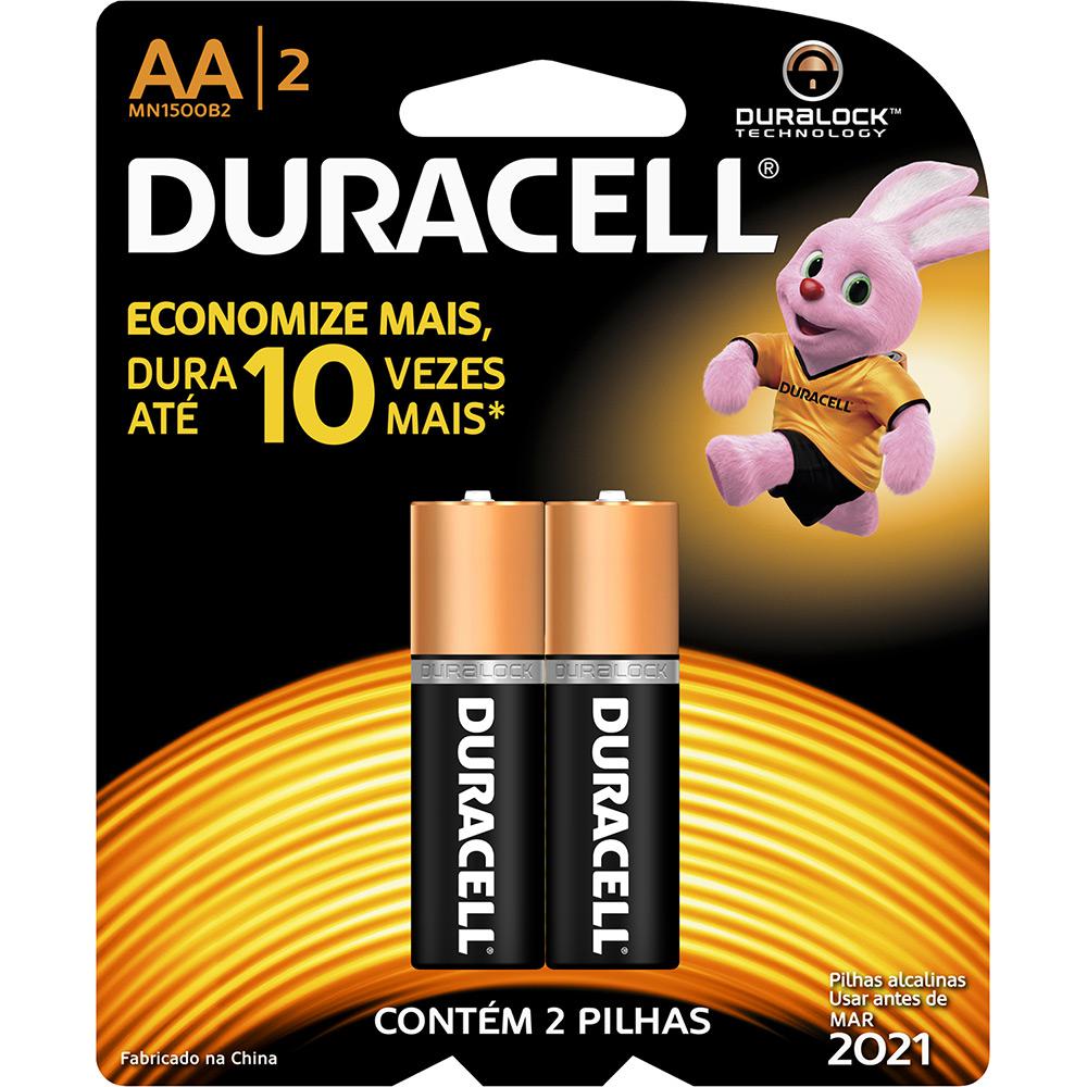 DURACELL Coppertop AA pile alcaline, paquet de 2