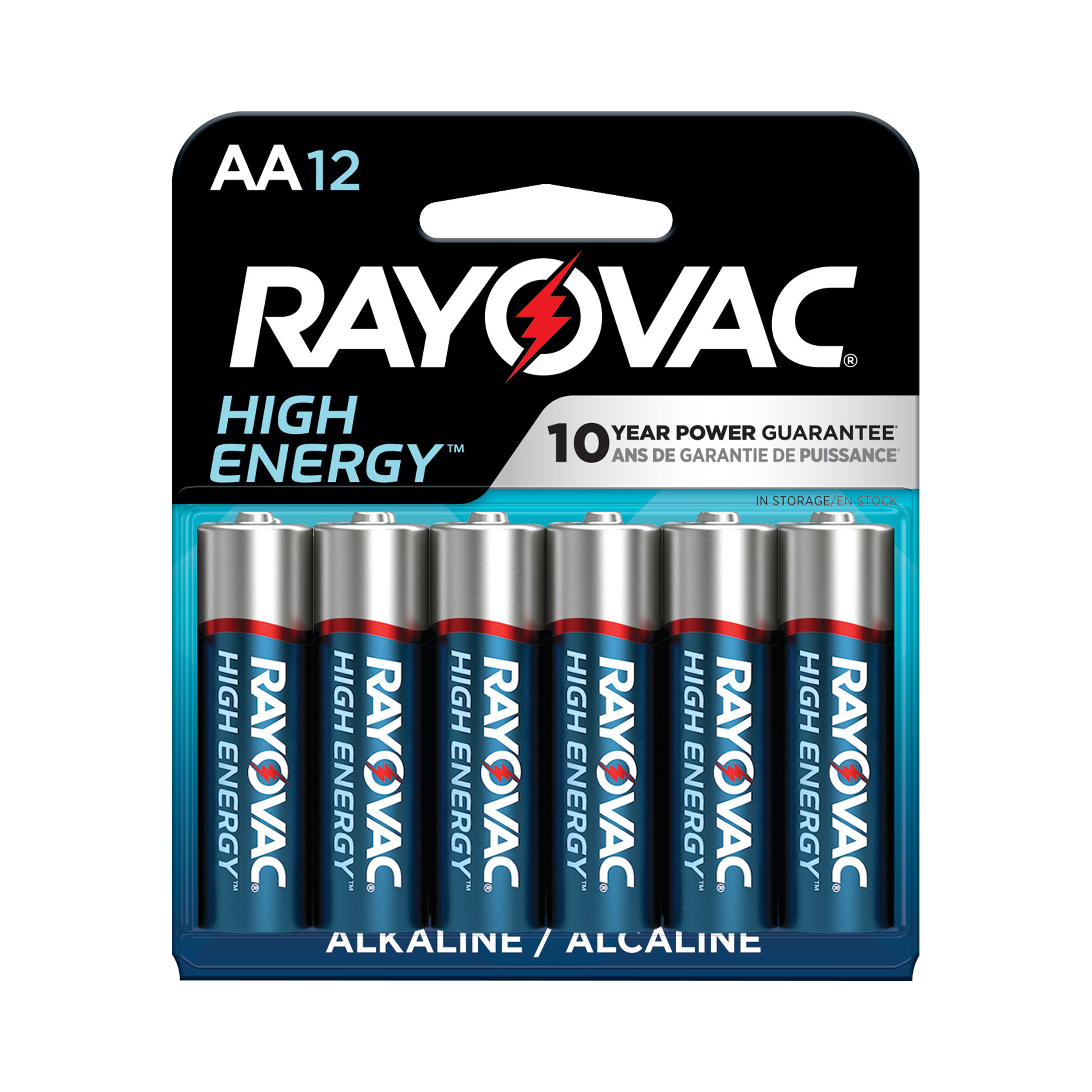 RAYOVAC AA Alkaline Battery 12 Pack