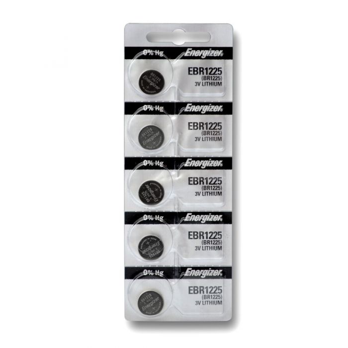 ENERGIZER 1225 Lot de 5 piles bouton au lithium 3 V