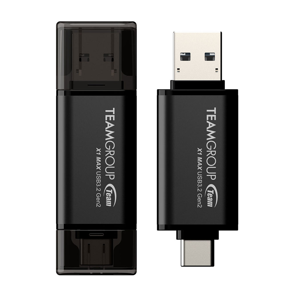 TEAMGROUP X1 MAX 256 Go Double disque (Type-A + Type-C) USB 3.2 Gen 2