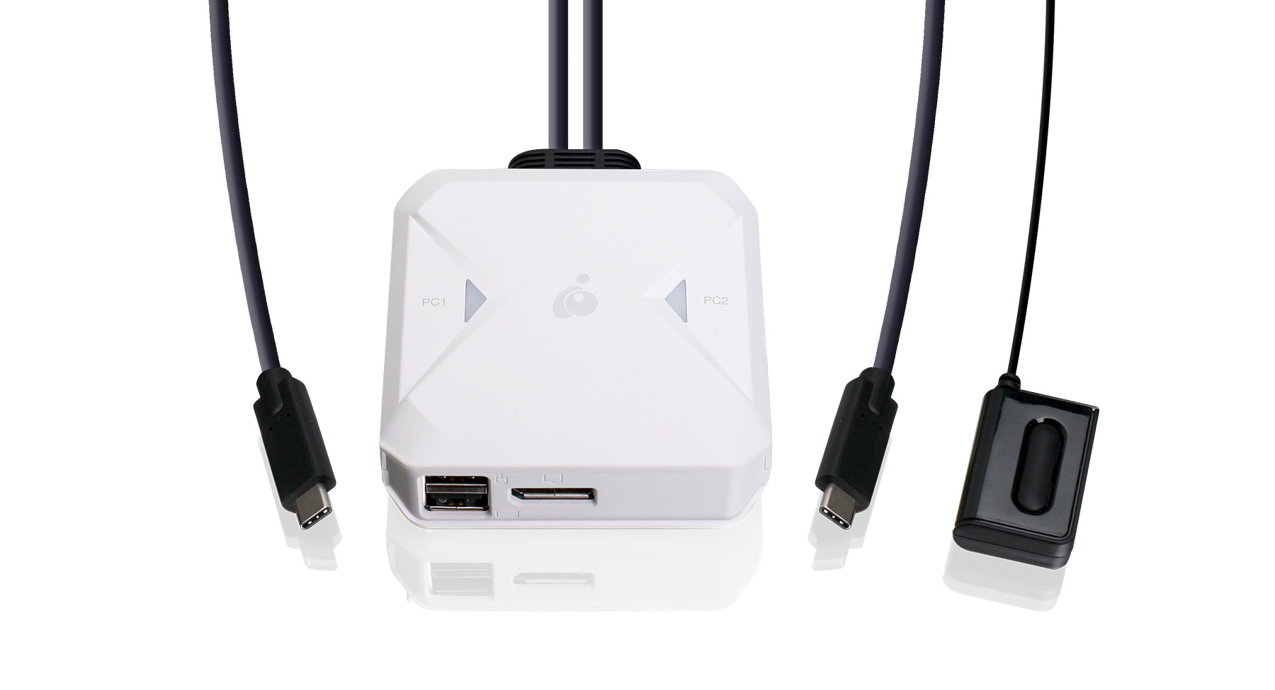IOGEAR 2-Port 4K USB-C KVM Switch with DisplayPort Output(Open Box)