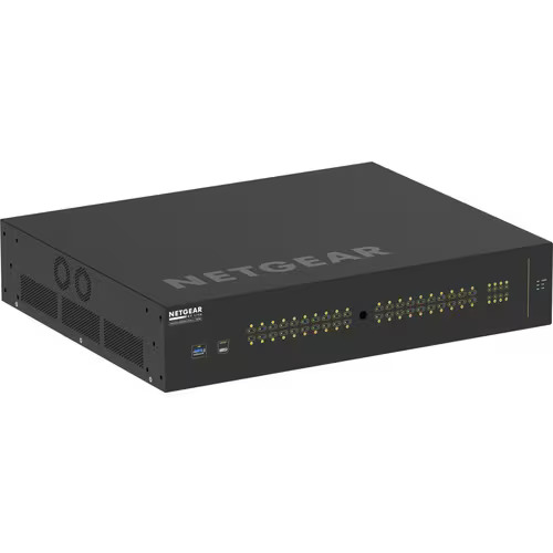 Netgear M4250-40G8XF-PoE++ AV Line Managed Switch - 40 Ports - Manageable - 3 Layer Supported - Modular - 82.60 W Power Consump