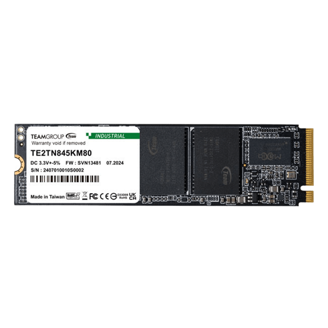 TEAMGROUP Industrial N845-M80 256GB PCIe Gen 3.0 SSD