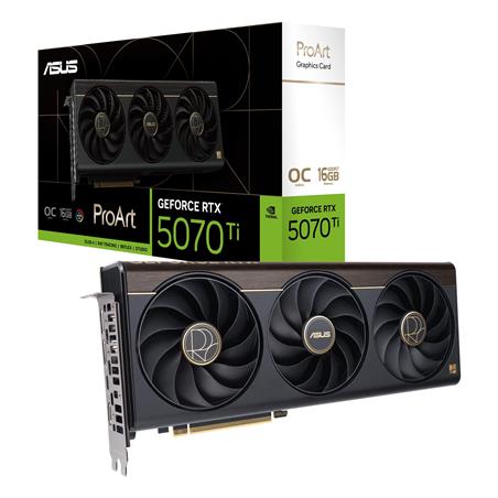【新品】ASUS NVIDIA GeForce RTX 5070Ti ASUS ProArt GeForce RTX 5070 Ti OC Edition Graphics Card - Canada