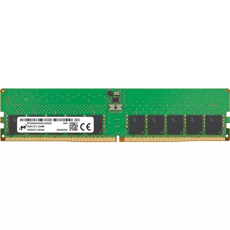 MICRON - 32GB (1x32GB) DDR5 4800MHz CL40 ECC UDIMM 1.1V