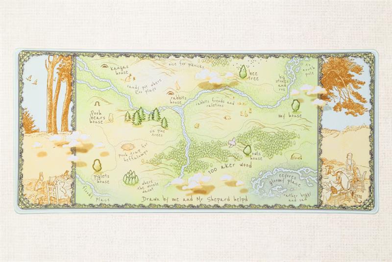 DROP Bees.Keys Hundred Acres XL Tapis de souris - Carte
