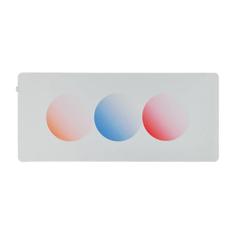 ONEofZERO Cloth Deskpad - Silicore Mouse Pads - White