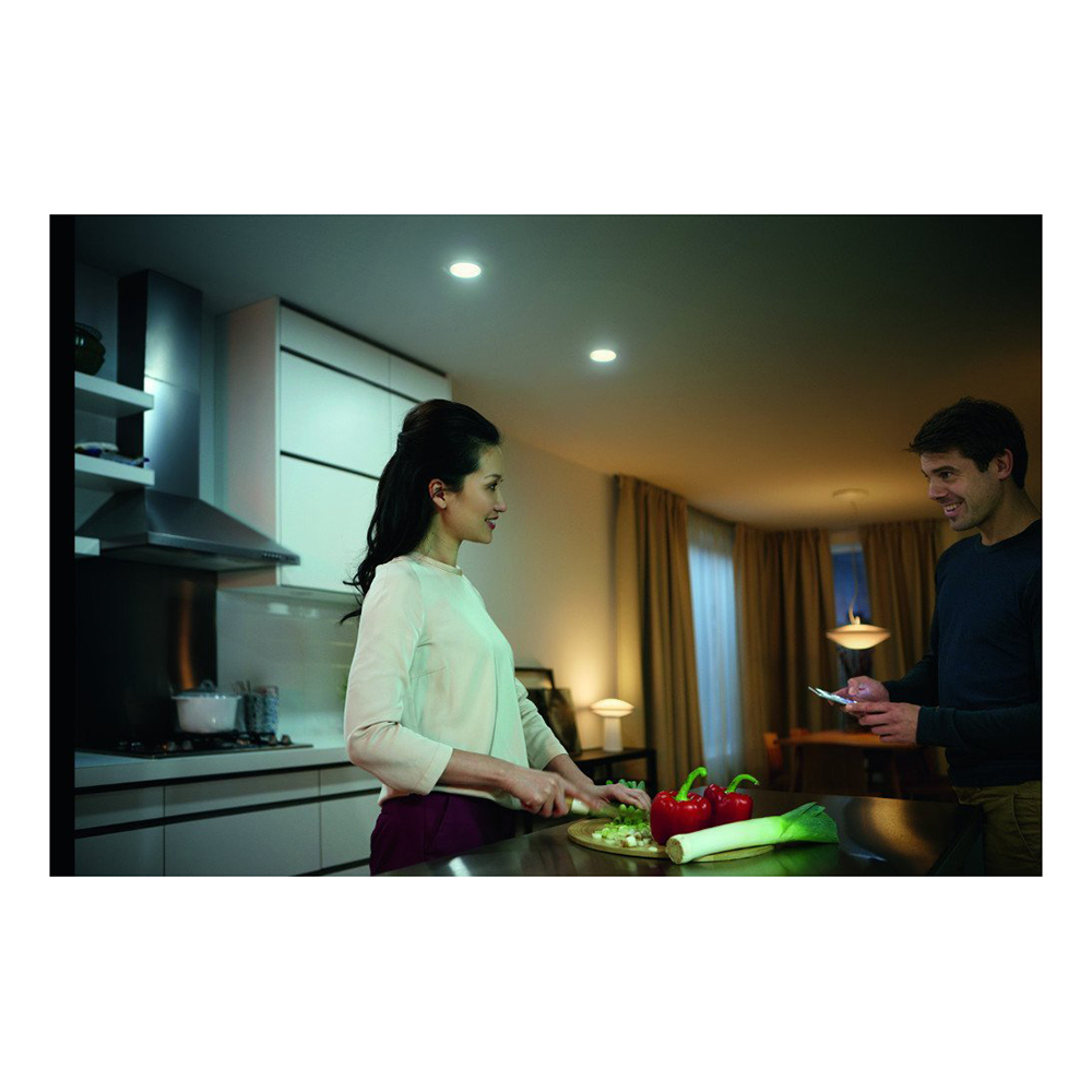 Philips Hue Phoenix 4" Recessed Down light - Opal White | Control the Hue lamp wirelessly from any iOS or Android device via th