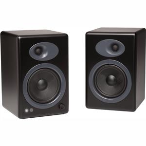 Audioengine A5 Premium Powered Bookshelf Speakers Pair Black