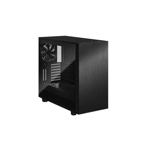 FD-C-DEF7A-03 Fractal Design Define 7 Black Brushed Aluminum//Steel E-ATX Silent Modular Dark Tinted Tempered Glass Window Mid Tower Computer Case