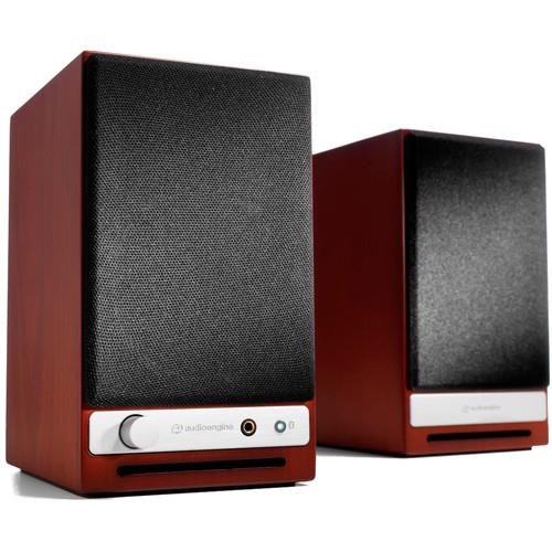 Audioengine Hd3 2 Way Wireless Bookshelf Speakers Pair Cherry