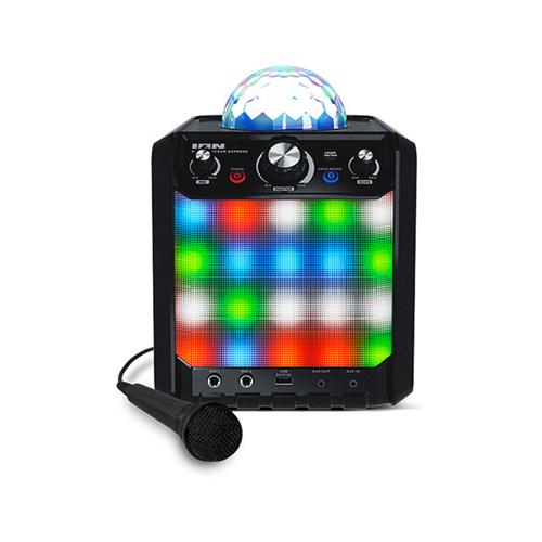 ion audio party rocker express bluetooth speaker with light show