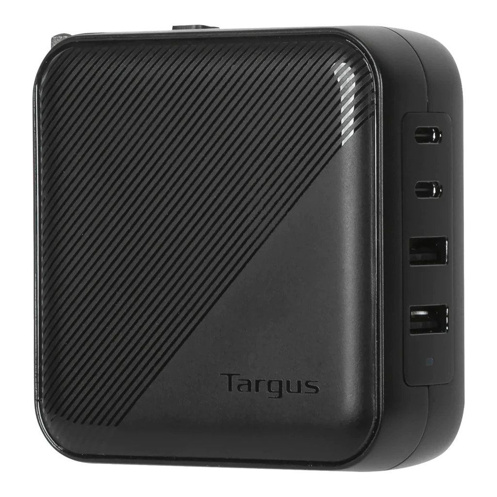 Targus PowerElite™ 100W GaN Wall Charger, 2 x USB-A + 2 x USB-C