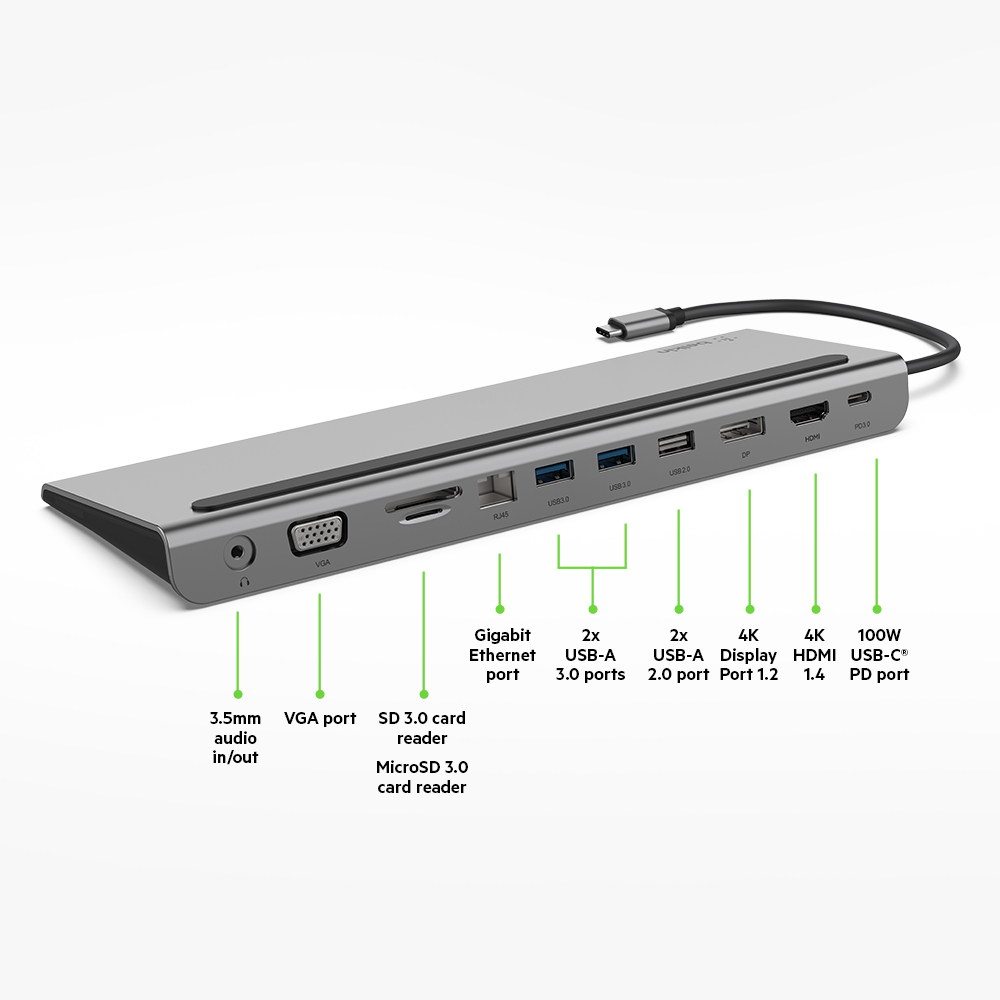 Belkin 11-in-1 Multiple Display USB-C Multiport Dock