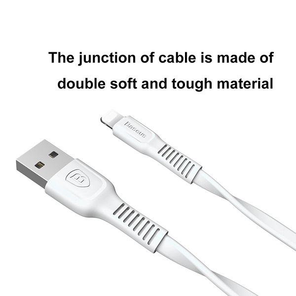 BASEUS Tough Series Cable USB For IP 2A 1M White