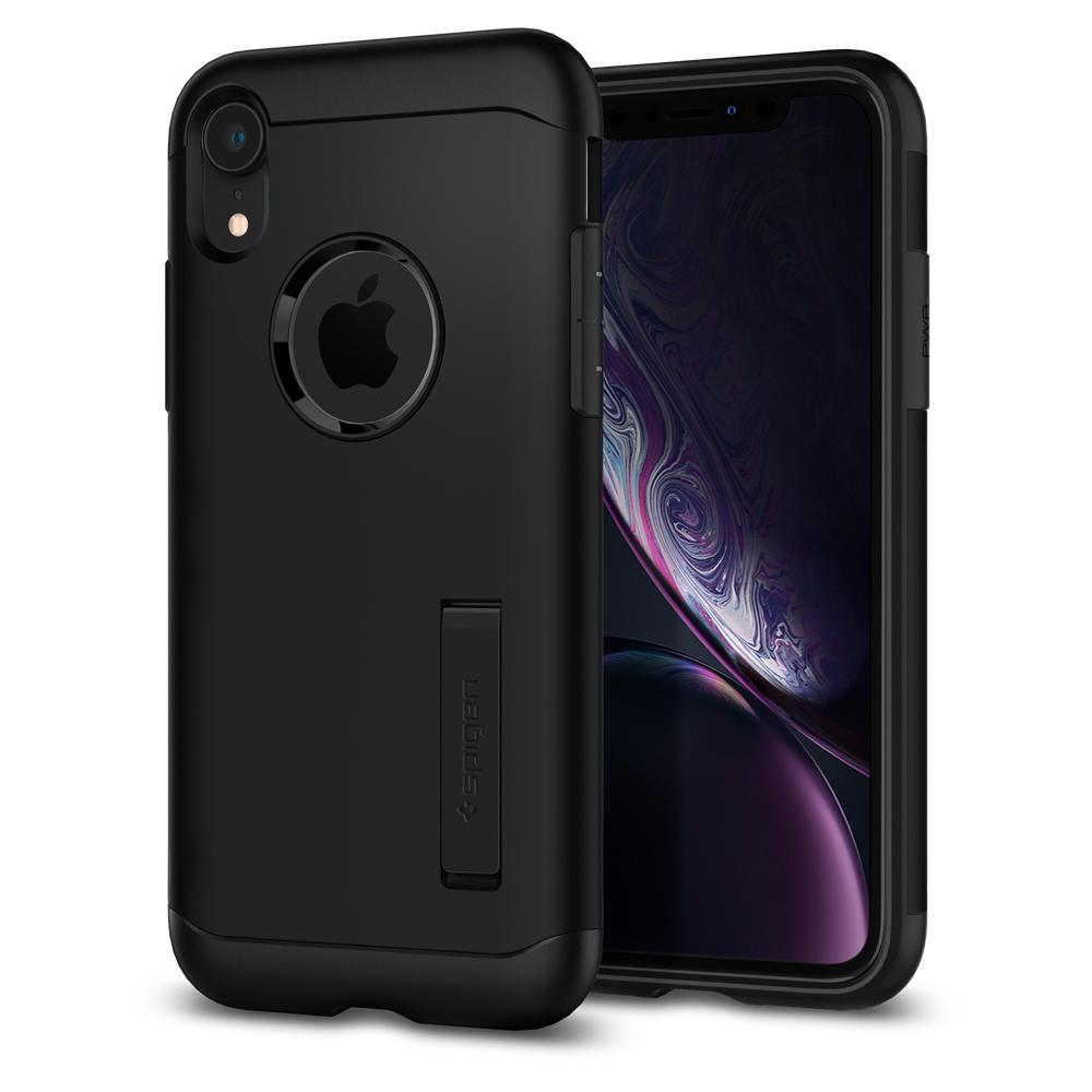 Spigen (Armor) - Étui protecteur mince pour iPhone XR noir