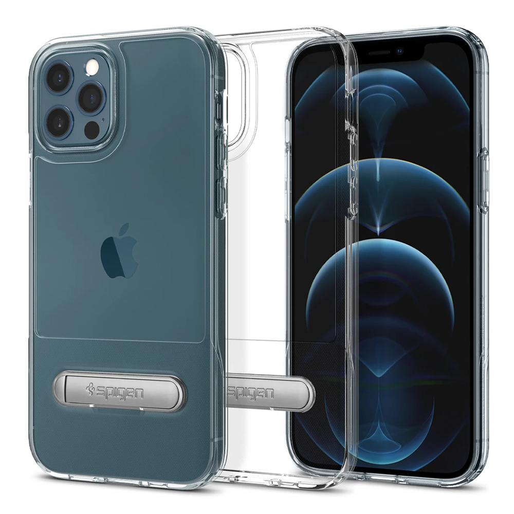 Étui essentiel SPIGEN Slim Armor S pour iPhone 12/12 Pro - Transparent cristal