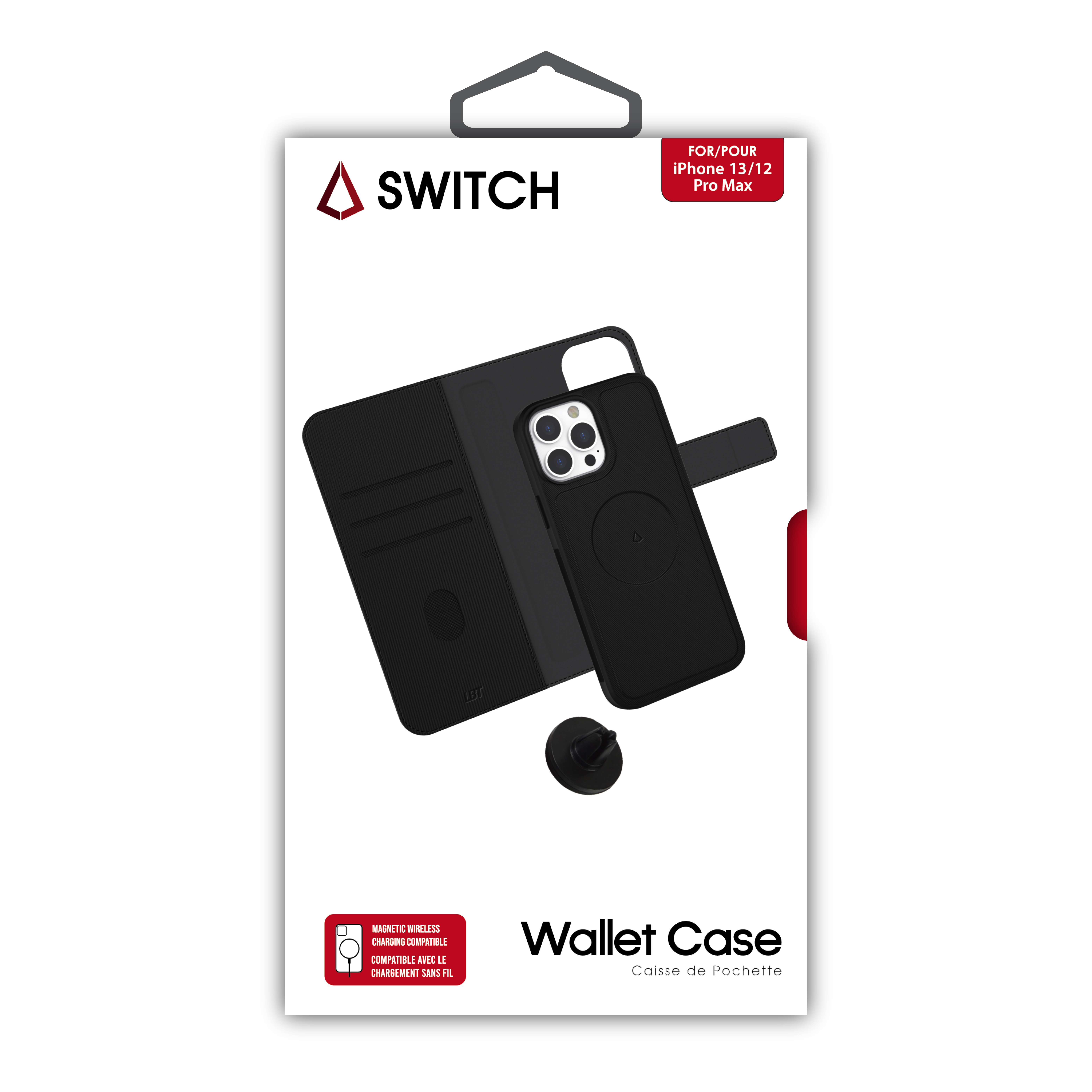 iPhone 13 - Étui folio Switch Wallet LBT 3-en-1 compatible MagSafe