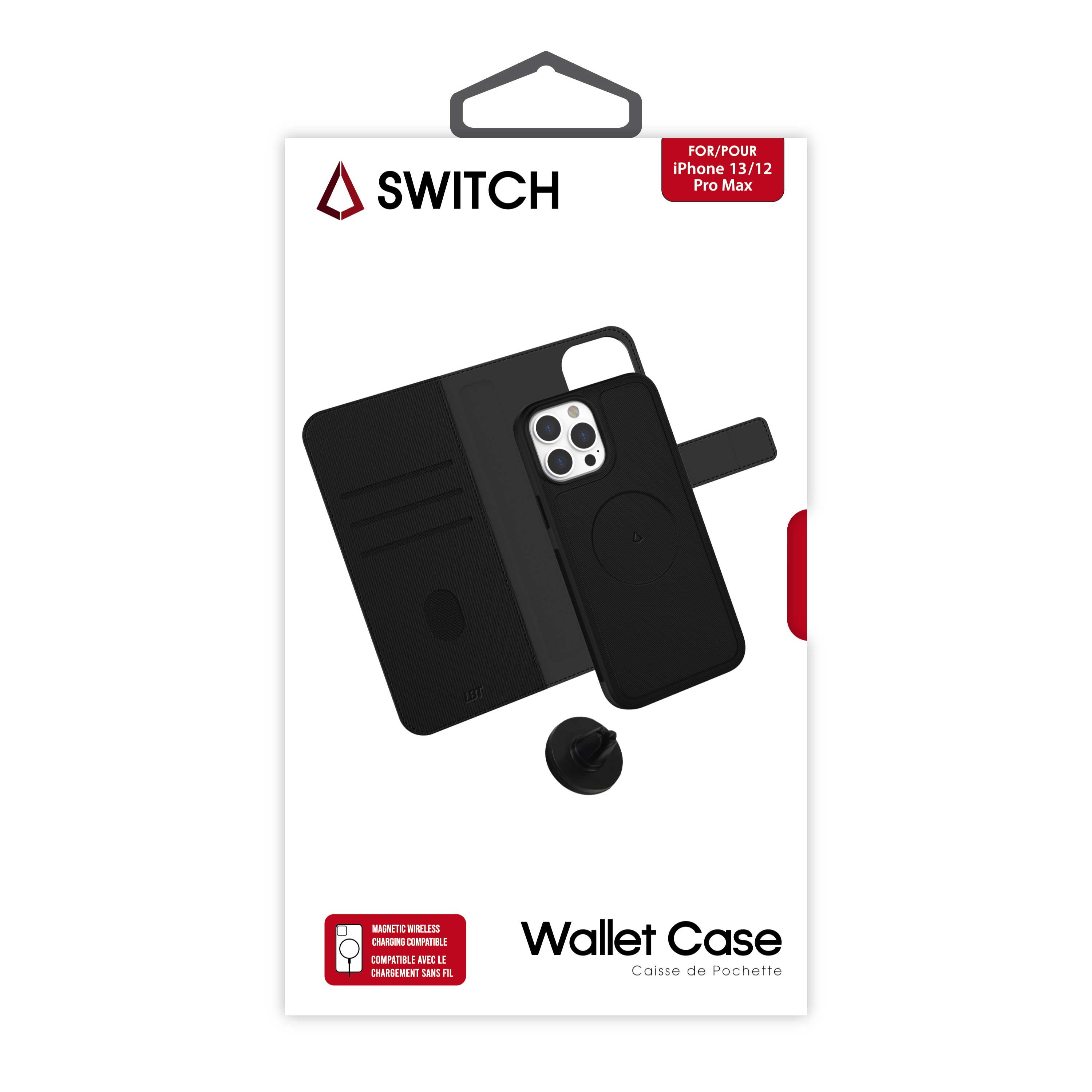 iPhone 13 Pro - Étui folio Switch Wallet LBT 3-en-1 compatible MagSafe