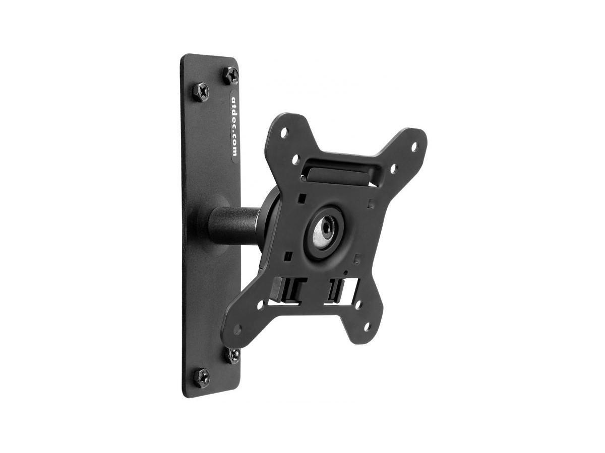 ATDEC SPACEDEC DISPLAY WALL SUPPORT MURAL PIVOTANT DIRECT. CHARGE MAXIMALE 55LB. VESA 75X75 100X100