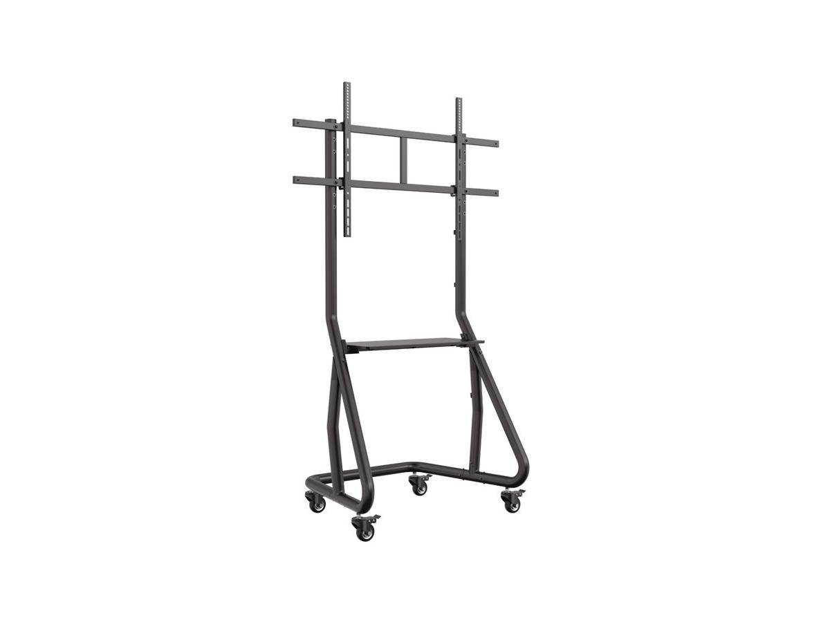 AMER MOBILE TV CART (UP TO 100KG/220LBS)  EZMC8 Mobile TV Stand with locking casters and support shelf (up to 100kgs / 220lbs) 