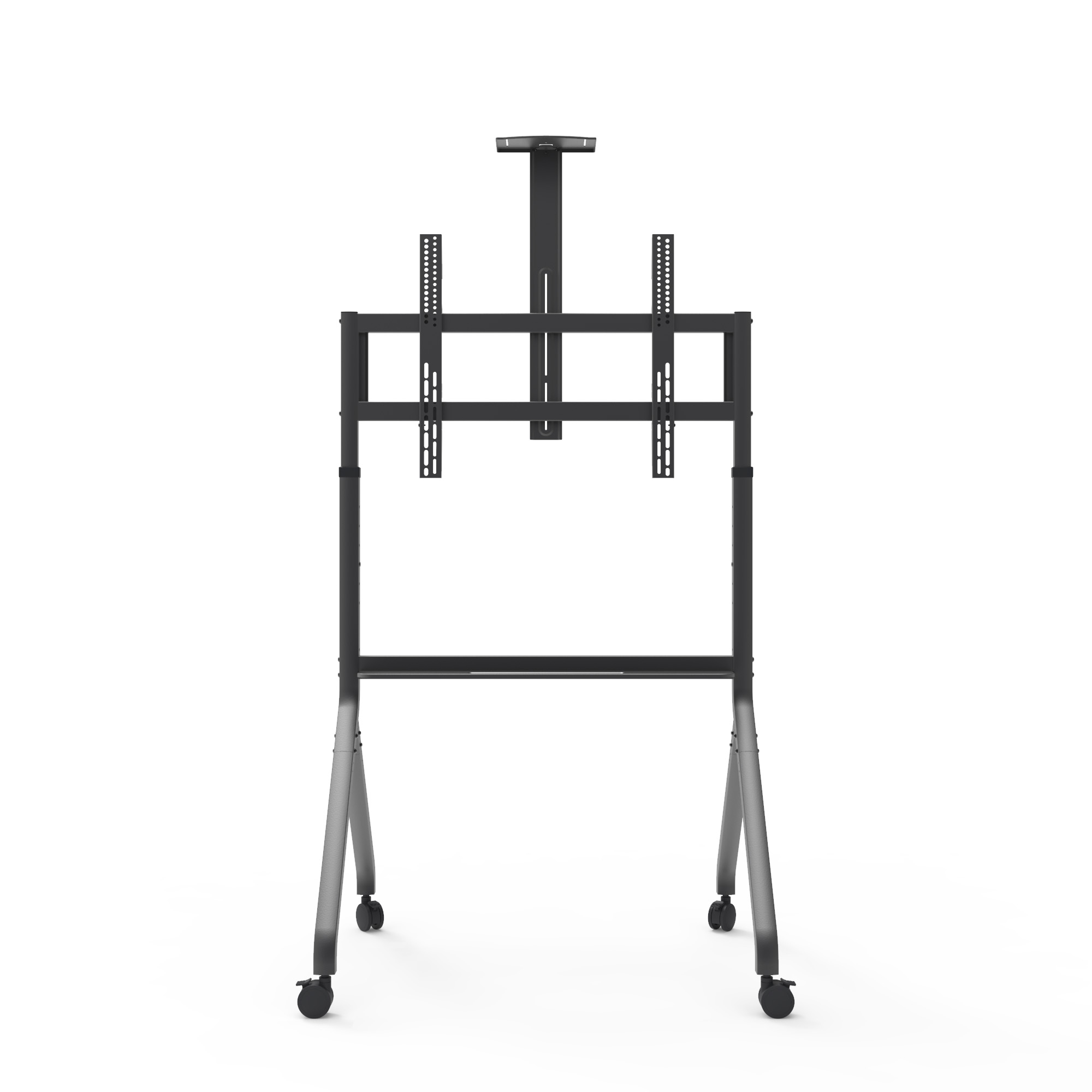Kanto MTP100 Heavy Duty Height Adjustable Rolling TV Stand for 55" - 100" Screens