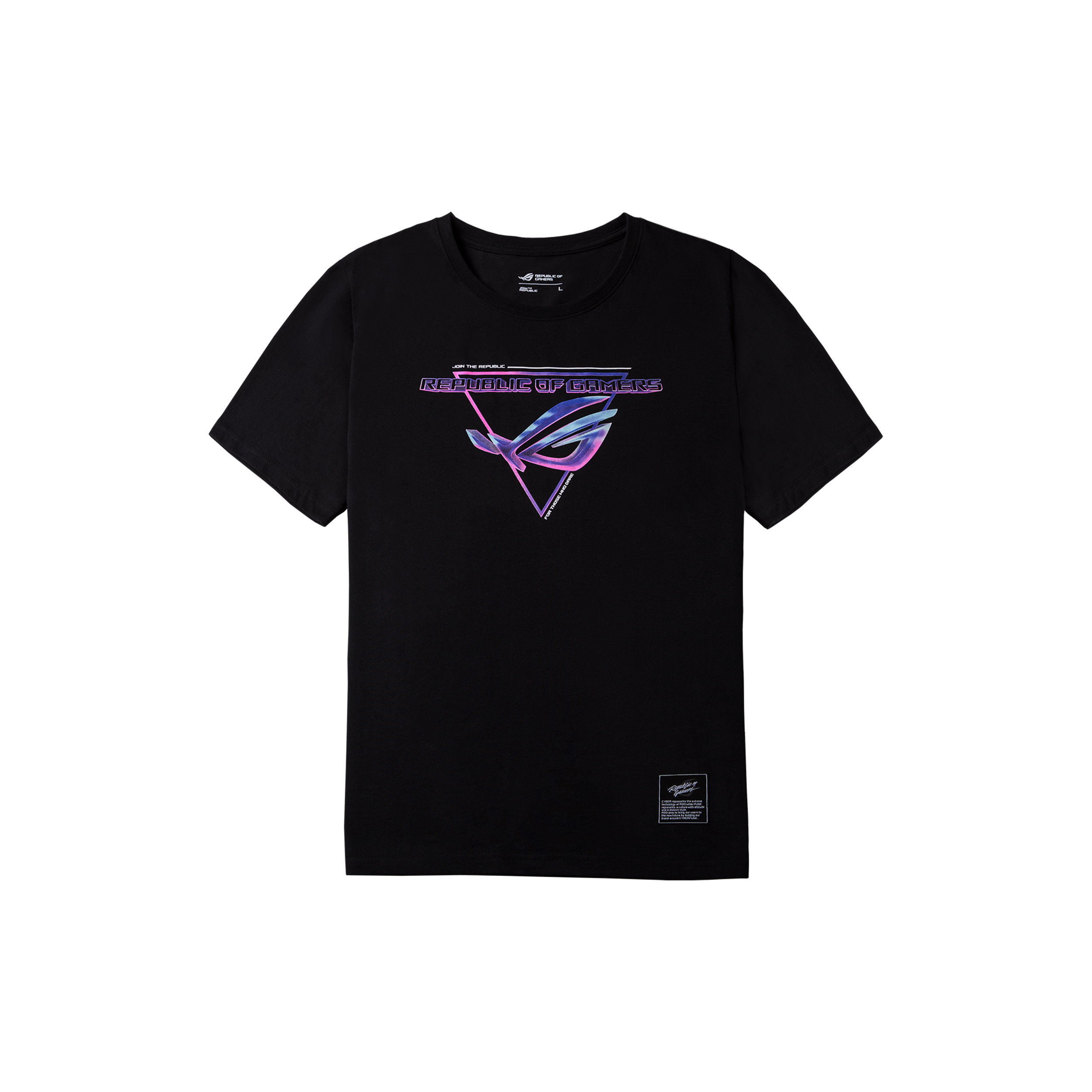 ASUS ROG Retro Punk Premium T-Shirt - Size XL, eSports Gaming apparel (100% Cotton, Short Sleeve, Crew Neck)