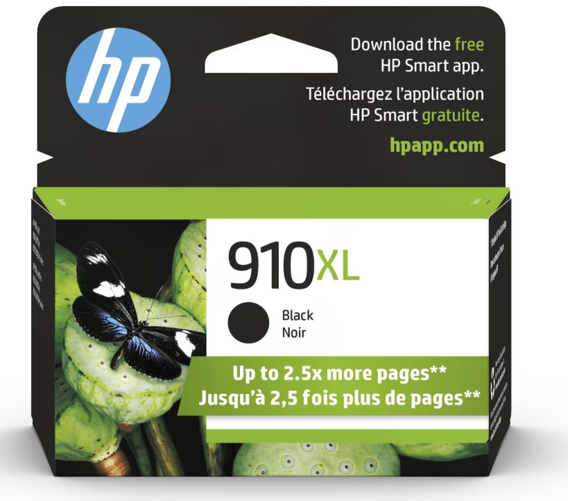 HP 910XL Ink Cartridge - Cyan - Inkjet - High Yields