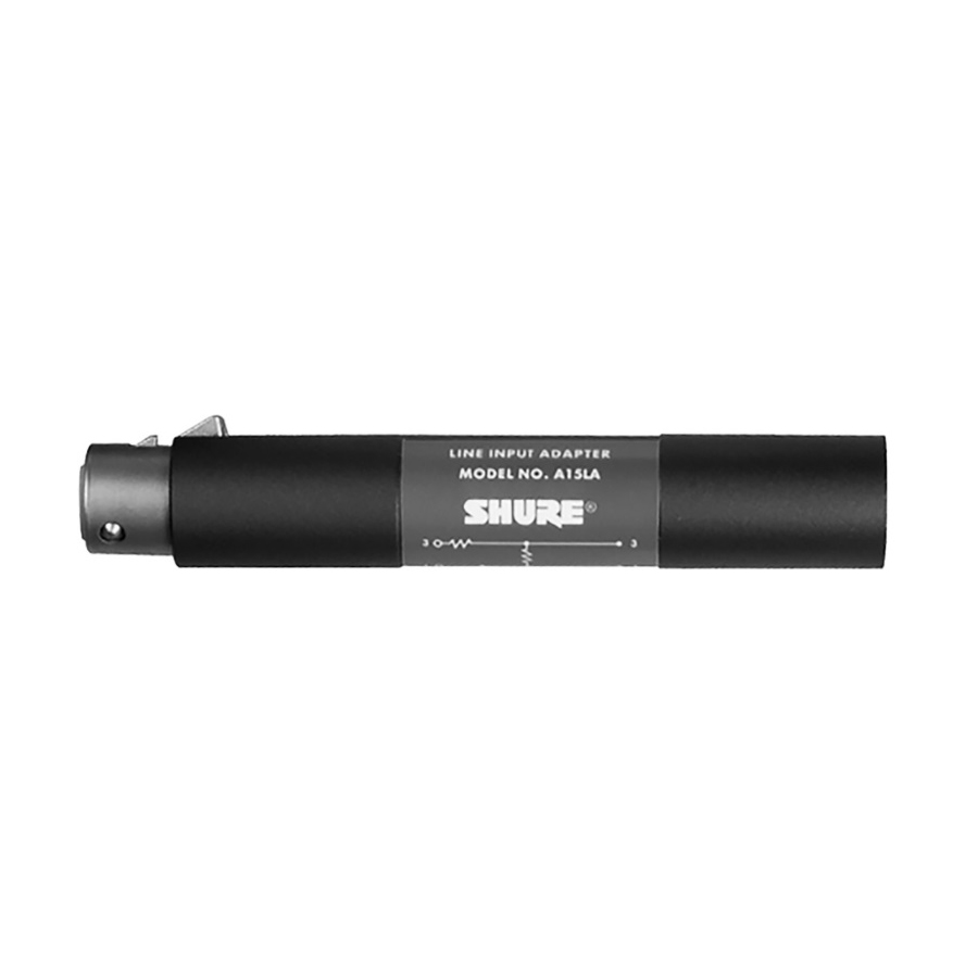 Atténuateur en ligne SHURE A15LA de 50 dB | Entrée et sortie XLR