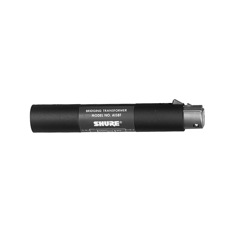 SHURE A15BT - Transformateur d^équilibrage | Correspond aux niveaux et impédances équilibrés et non équilibrés | Barillet en...