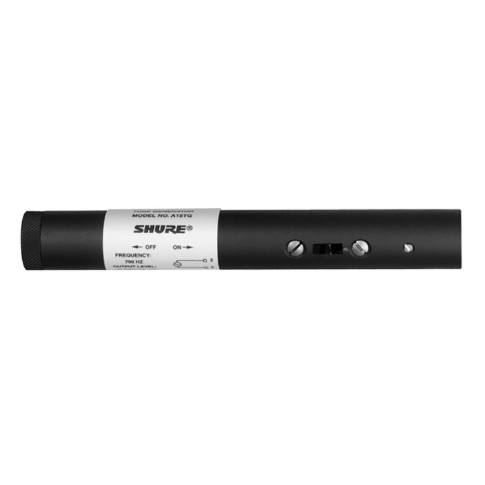 SHURE A15TG Générateur de tonalité en ligne alimenté par pile 700 Hz - Connecteurs XLR