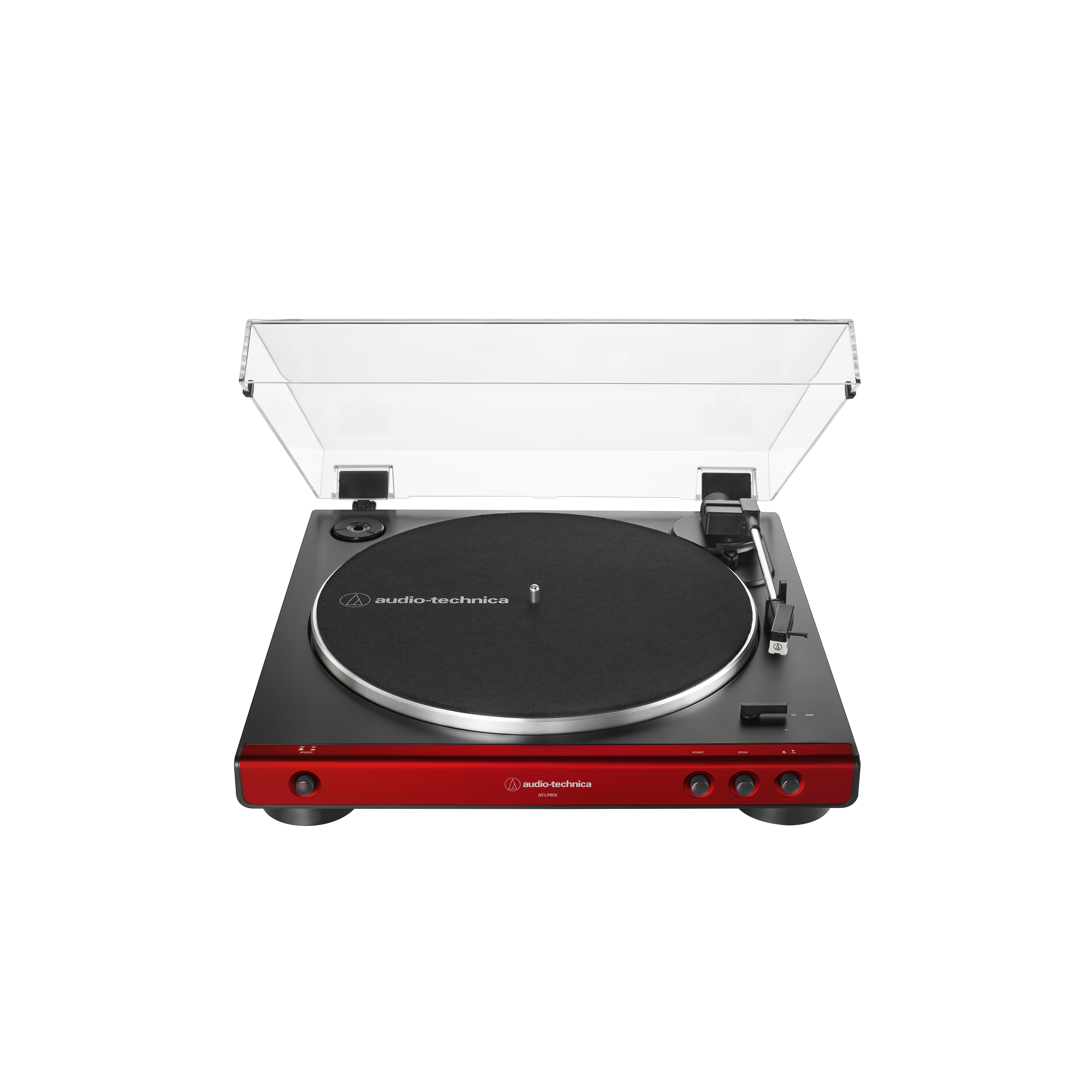 AUDIO TECHNICA AT-LP60X-RD Fully Automatic Belt-Drive Stereo Turntable
