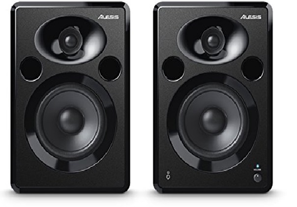 ALESIS Elevate 5 MKII | Enceintes de studio de bureau alimentées pour home studios/montage vidéo/jeux et mobile
