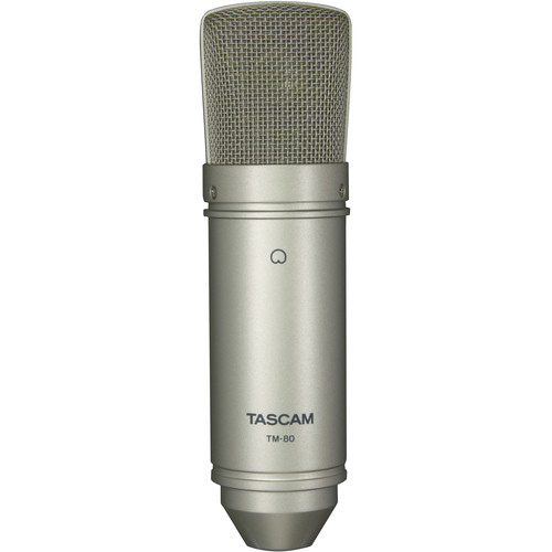 TASCAM TM-80 Microphone à condensateur studio, Argent