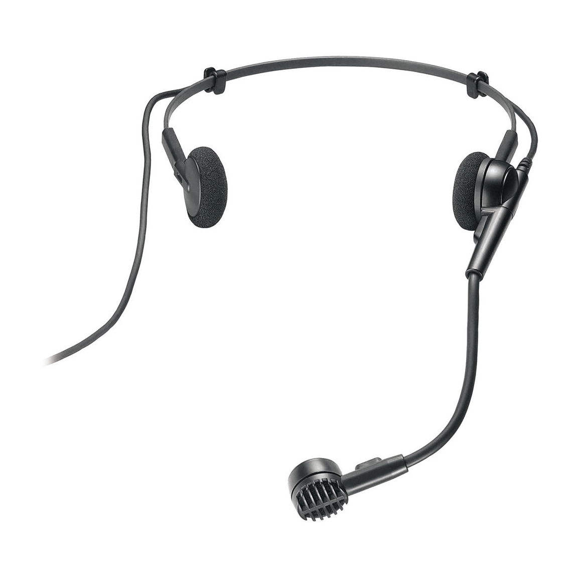 AUDIO TECHNICA ATM75CW - Microphone à condensateur cardioïde avec serre-tête et connecteur 4 broches HRS pour systèmes sans ...