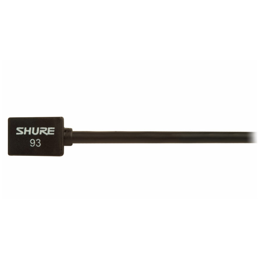 Microphone à condensateur lavalier omnidirectionnel SHURE WL93T pour systèmes sans fil, avec câble de 4 pieds, couleur chair