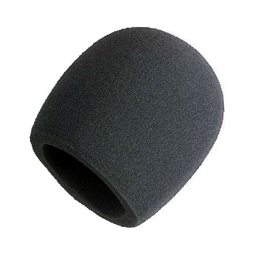SHURE A58WS-BK Windscreen for Ball Type Microphones, Black