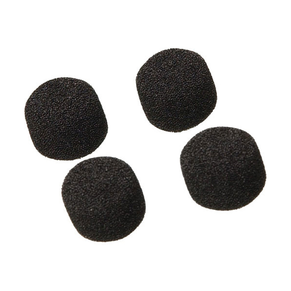 SHURE RK261BWS - Ensemble de 4 bonnettes pour microphones SM84, MX183, MX184 et MX185 (noir)