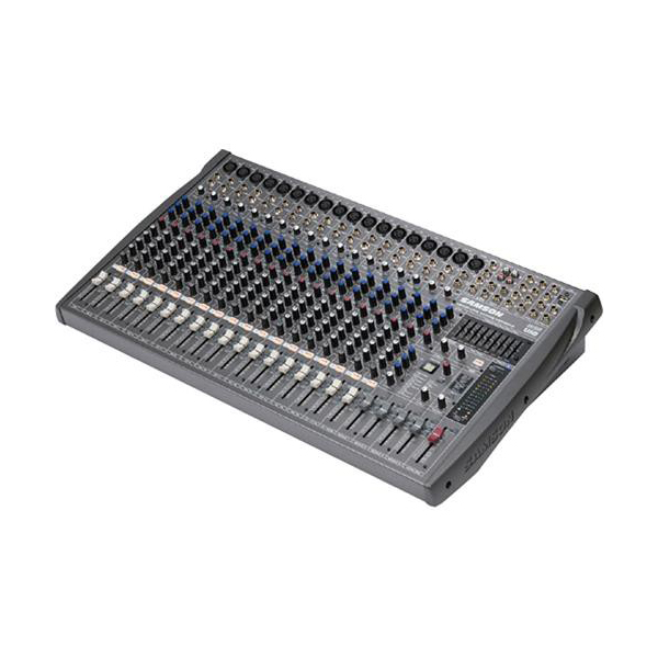 Console de renforcement de son compacte SAMSON L2000 de 20 canaux et 4 bus pour les performances live